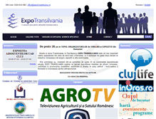 Tablet Screenshot of expo-transilvania.ro